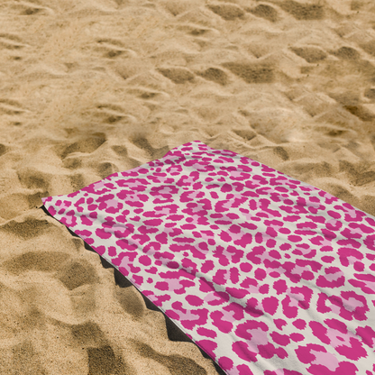 Pink Leopard towel