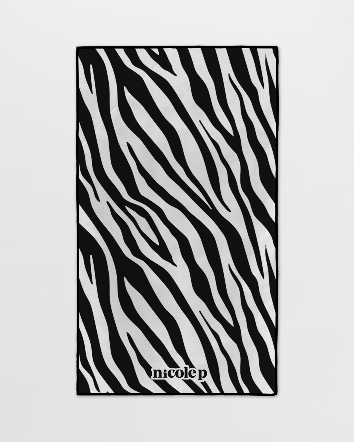 Zebra gym towel