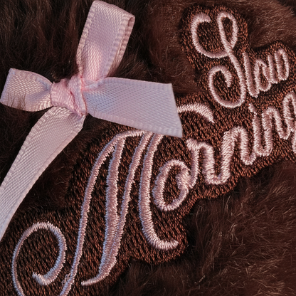 Fluffy Slippers - Chocolate