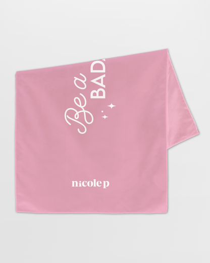 Badass Pink gym towel