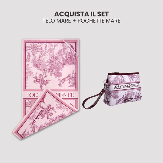 Beach Towel & Pochette Set - Toile