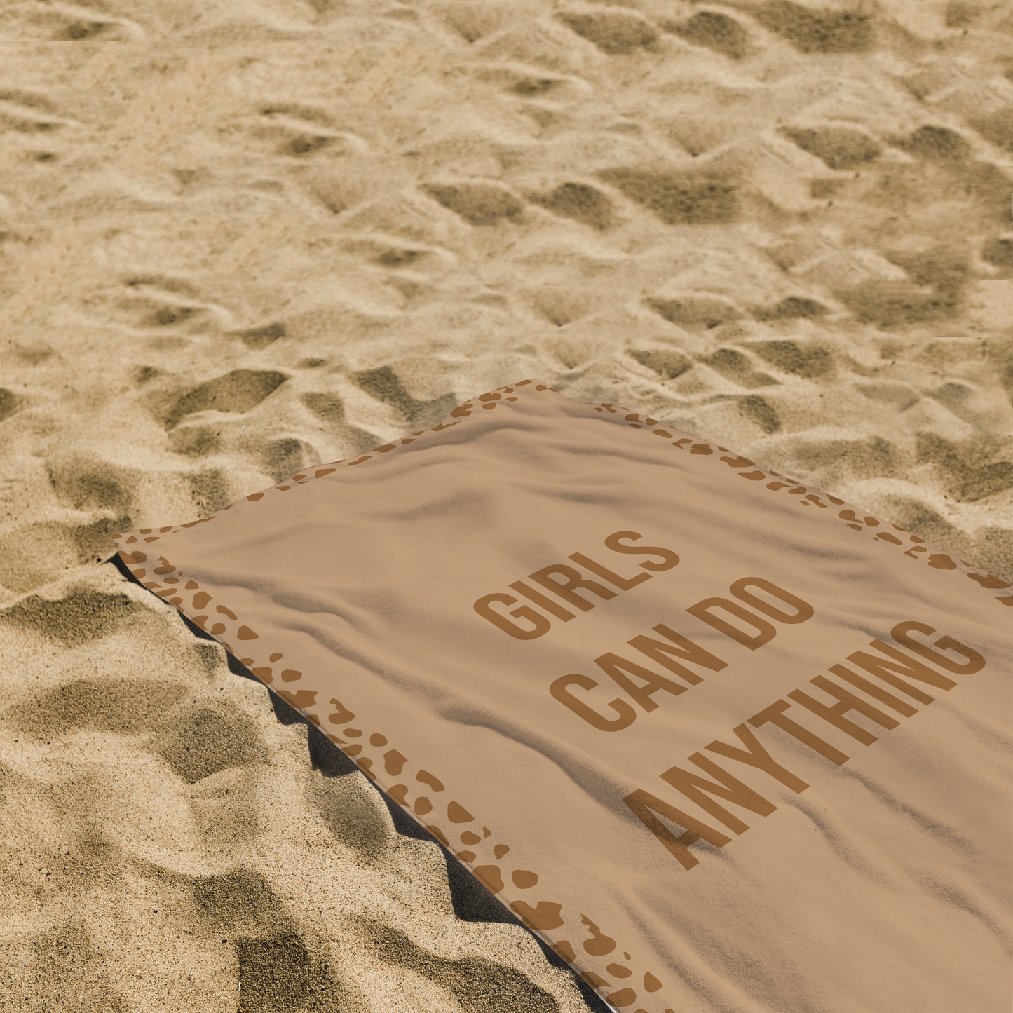 The Inspiring Leopard - beach towel